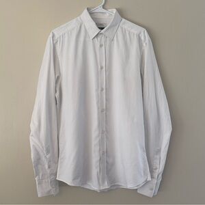 Versace Collection White Dress Shirt Trend Cut Size Large 16/41